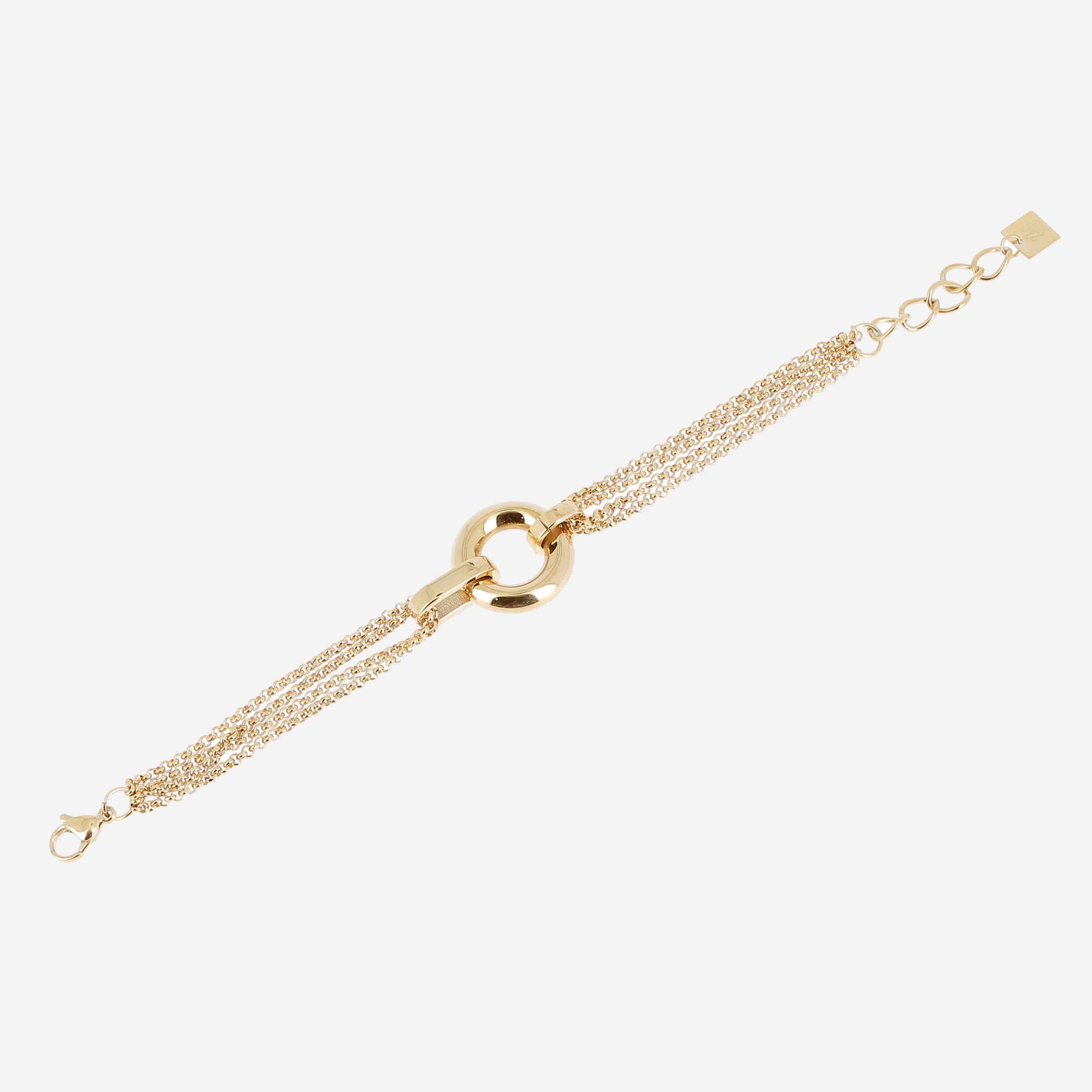 Mantessa - Acier Doré - Bracelet - Zag Bijoux