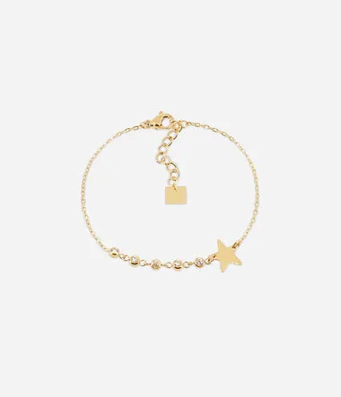 Ilythe - Acier Doré - Bracelet - Zag Bijoux