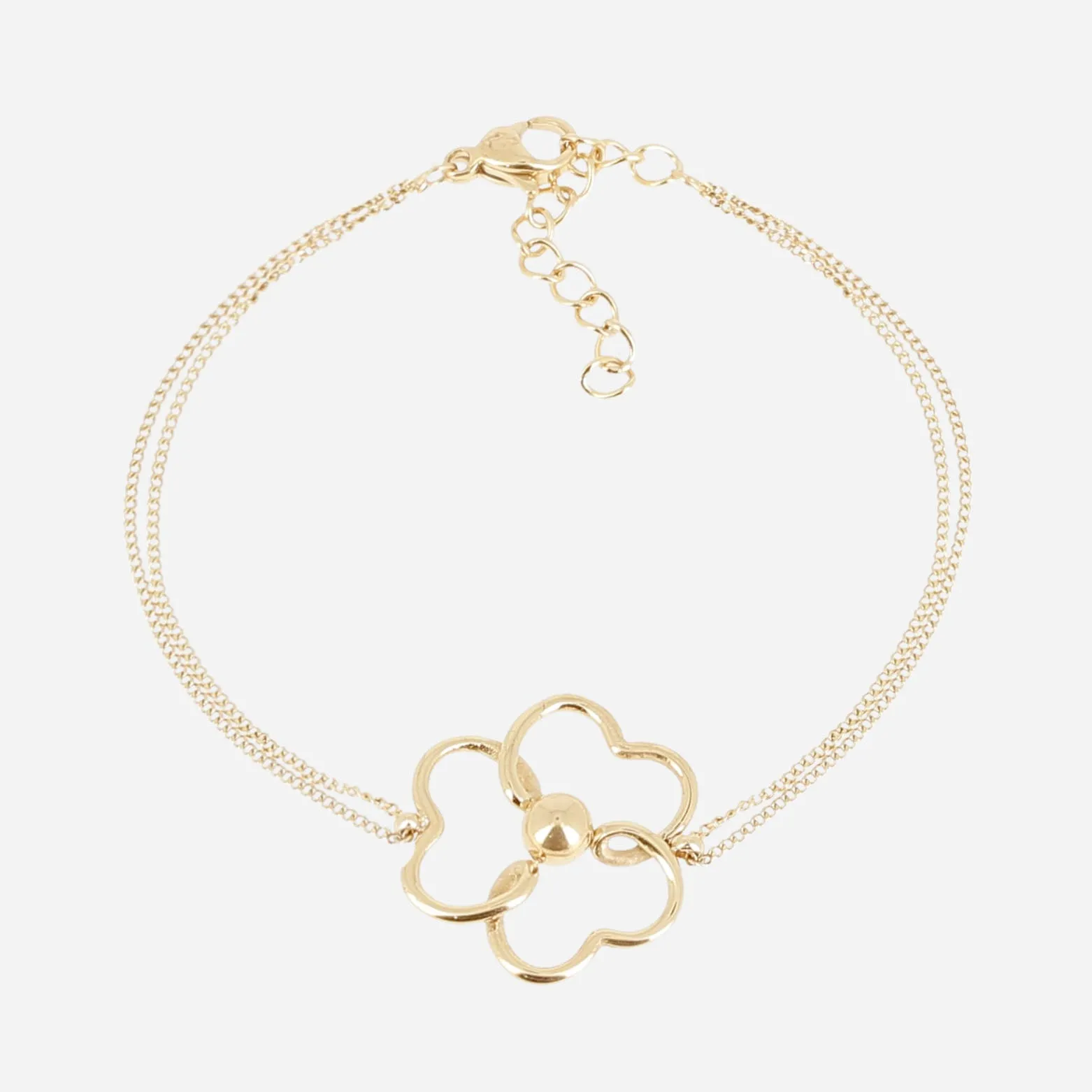 Albino - Acier Doré - Bracelet Zag