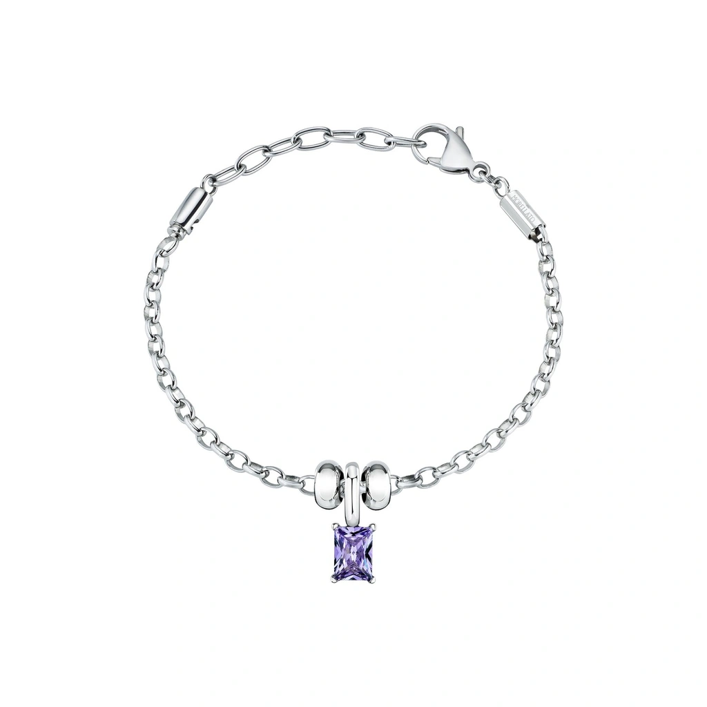 Bracelet Morellato Drops avec zircon bleu SCZ1370 pour femme