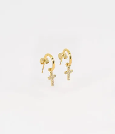 Evangelista - Acier Doré - Boucles d'oreilles - Zag Bijoux