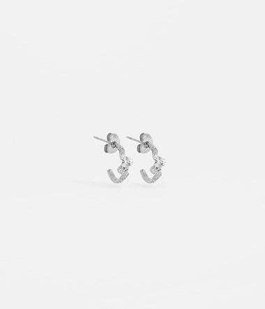 Vibra - Acier - Boucles d'oreilles - Zag Bijoux