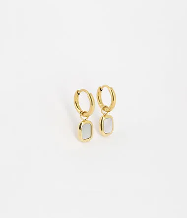 Lilou - Acier Doré - Boucles d'Oreilles - Zag Bijoux