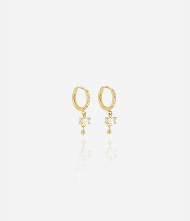 Liora - Acier Doré - Boucles d'oreilles - Zag Bijoux