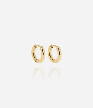 Martine - Acier Doré - Boucles d'oreilles - Zag Bijoux