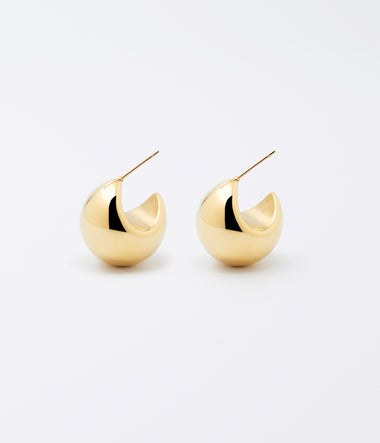 Elea - Acier Doré - Boucles d'oreilles - Zag Bijoux