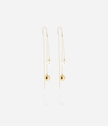 Darie - Acier Doré - Boucles d'oreilles - Zag Bijoux