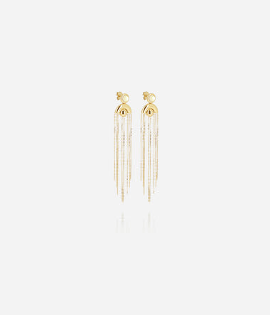 Keny - Acier Doré - Boucles d'Oreilles - Zag Bijoux