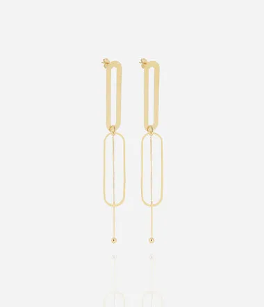 Rebel - Acier Doré - Boucles d'oreilles - Zag Bijoux