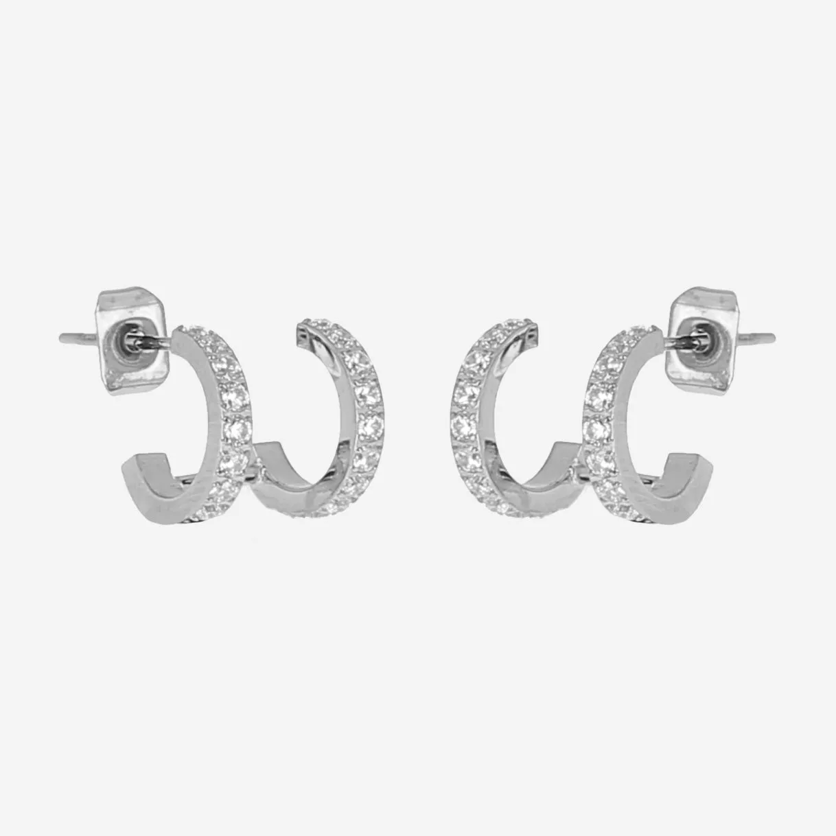 Xavi - Acier - Boucles d'Oreilles - Zag Bijoux