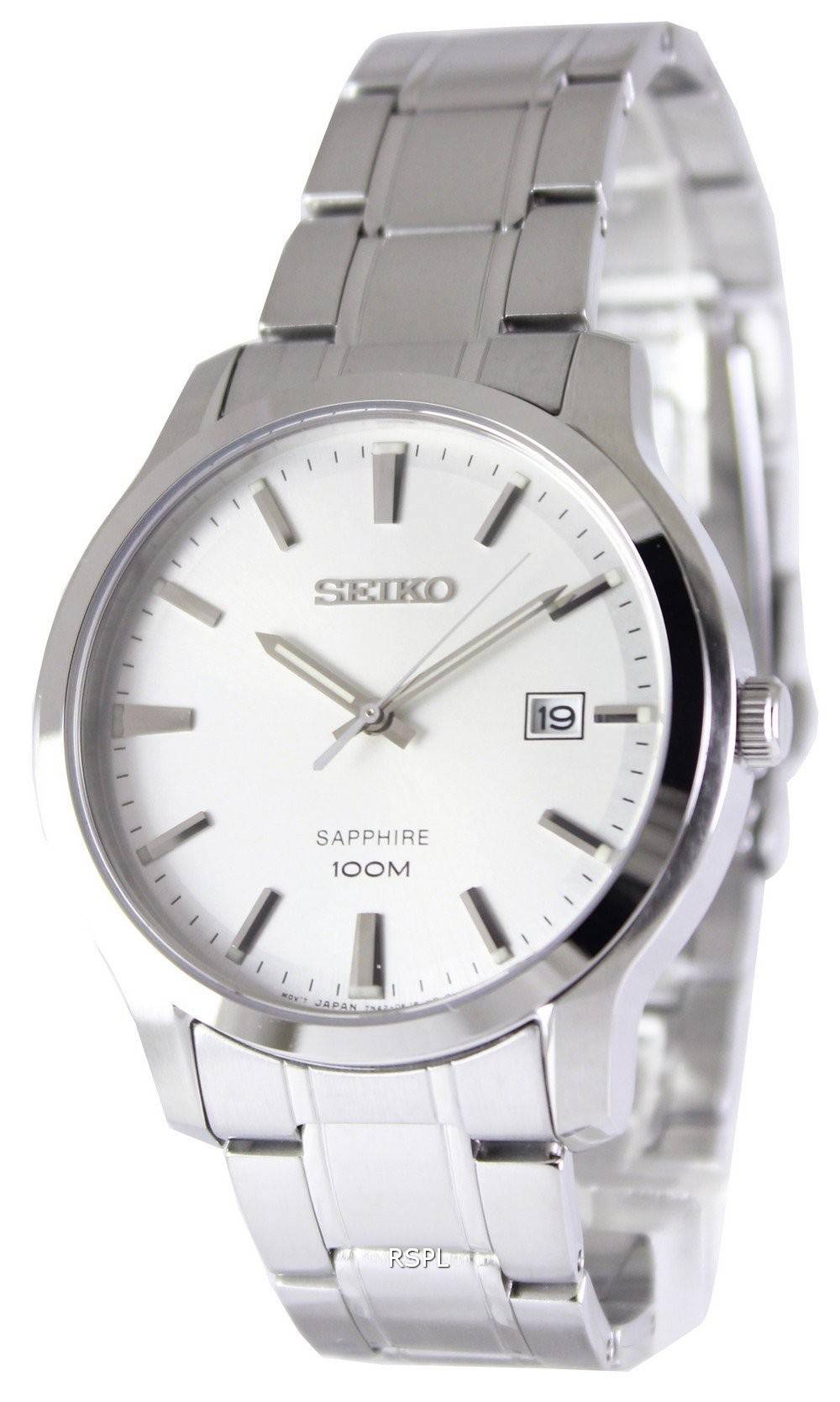 Seiko Neo classique Quartz saphir 100M SGEH39P1 SGEH39P montre homme