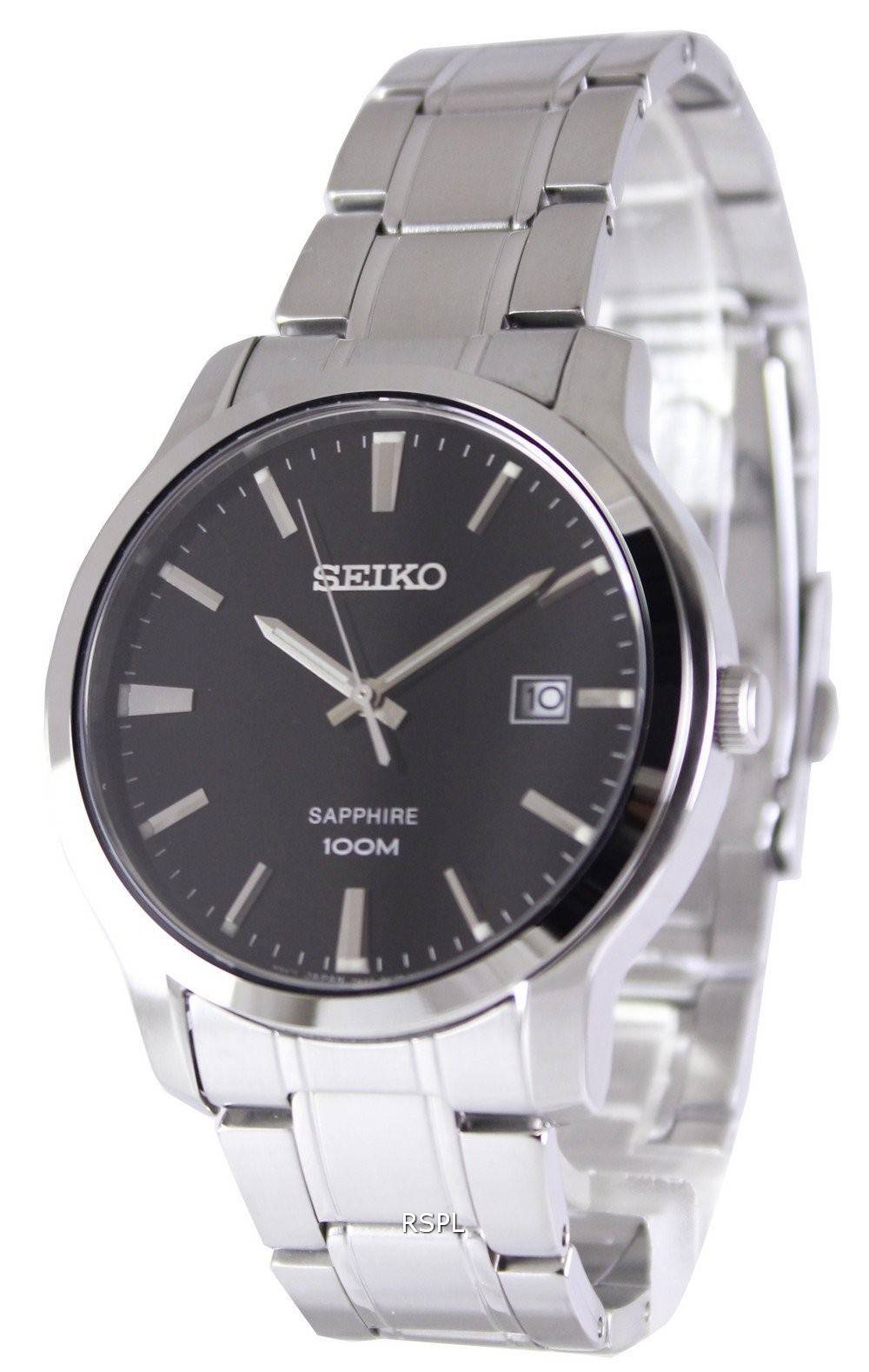 Seiko Neo classique Quartz saphir 100M SGEH41P1 SGEH41P montre homme