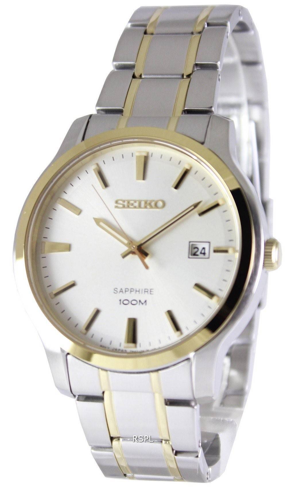 Seiko Neo classique Quartz saphir 100M SGEH42P1 SGEH42P montre homme