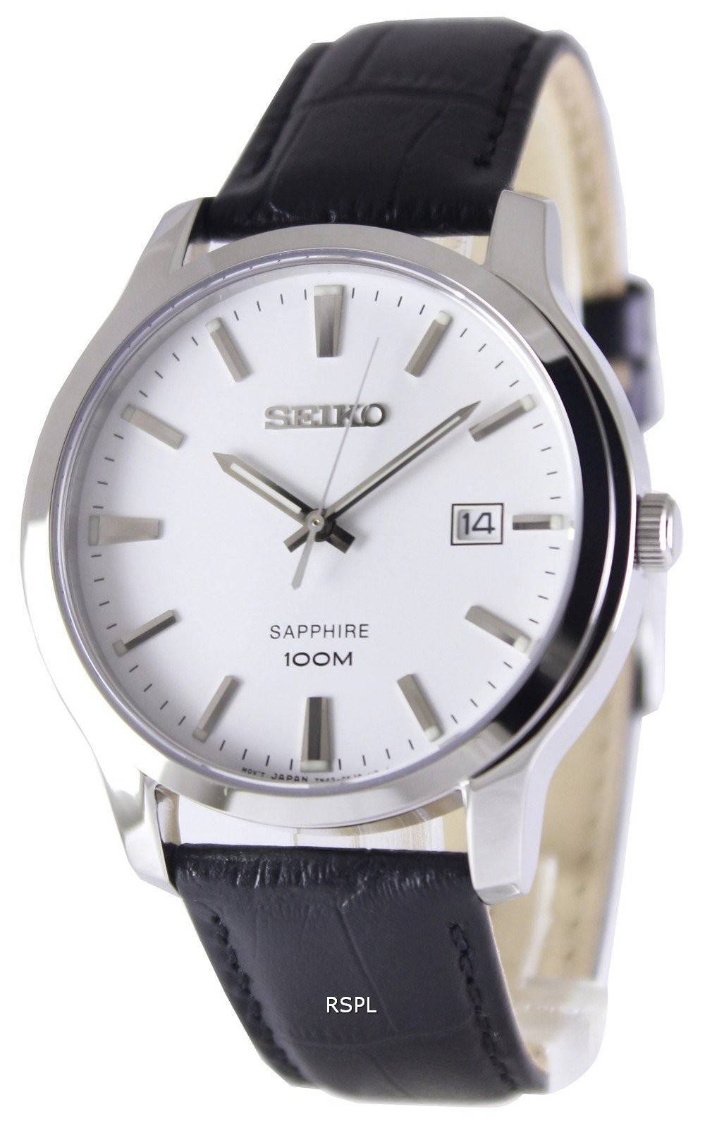 Seiko Neo classique Quartz saphir 100M SGEH43P1 SGEH43P montre homme