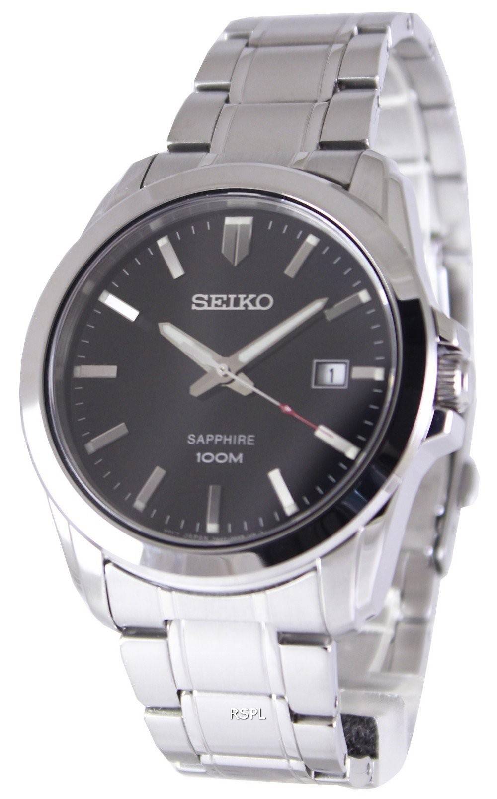 Seiko Neo classique Quartz saphir 100M SGEH49P1 SGEH49P montre homme