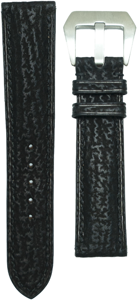 Shark Skin Watch Strap - Black