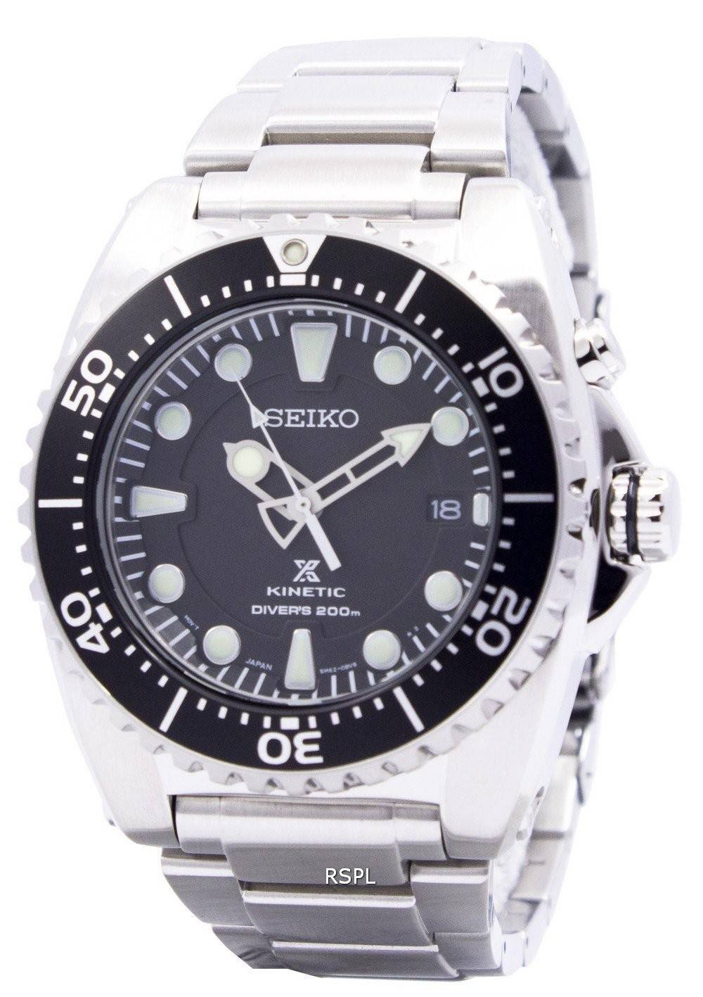 Seiko Kinetic SKA371P1 SKA371P SKA371 200 M montre plongeur
