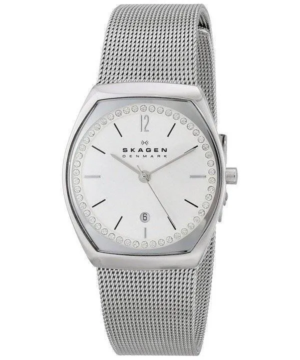 Skagen maillage Asta Bracelet cristallisé SKW2049 Women Watch