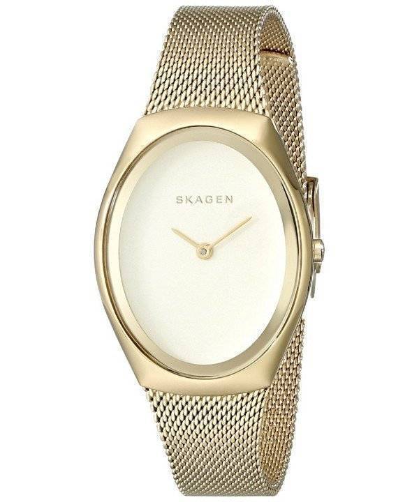 Skagen Madsen Matte cadran en or or Tone Mesh Montre Bracelet SKW2298 femmes