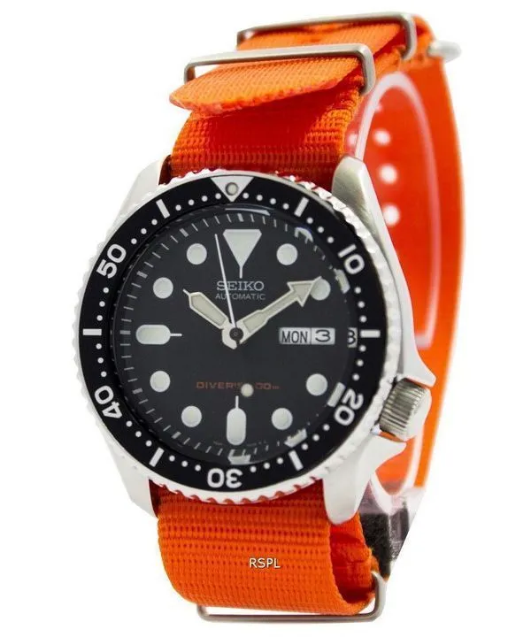 Montre 200M NATO bracelet SKX007K1-NATO7 masculin automatique Seiko Diver