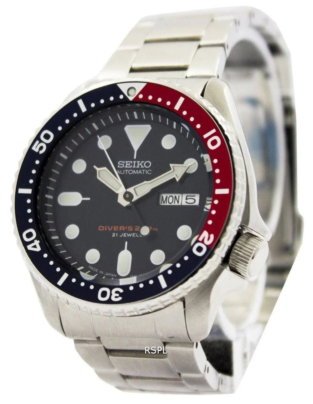 Seiko automatique Diver 200 m Japon SKX009J3-Oys Watch