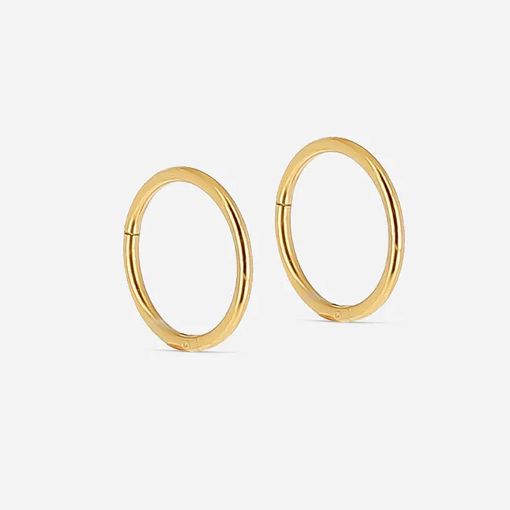 Piercing Femme Fidji Taille S en Acier Doré – Zag Bijoux