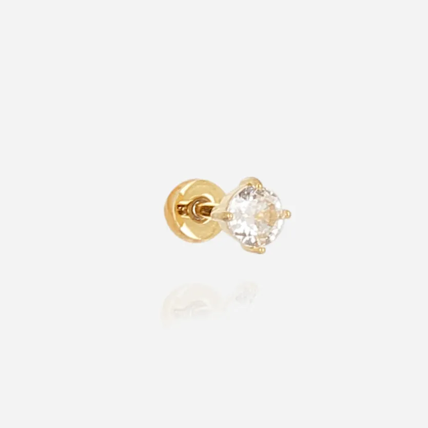 Piercing Femme Menorca Taille M en Acier Doré – Zag Bijoux