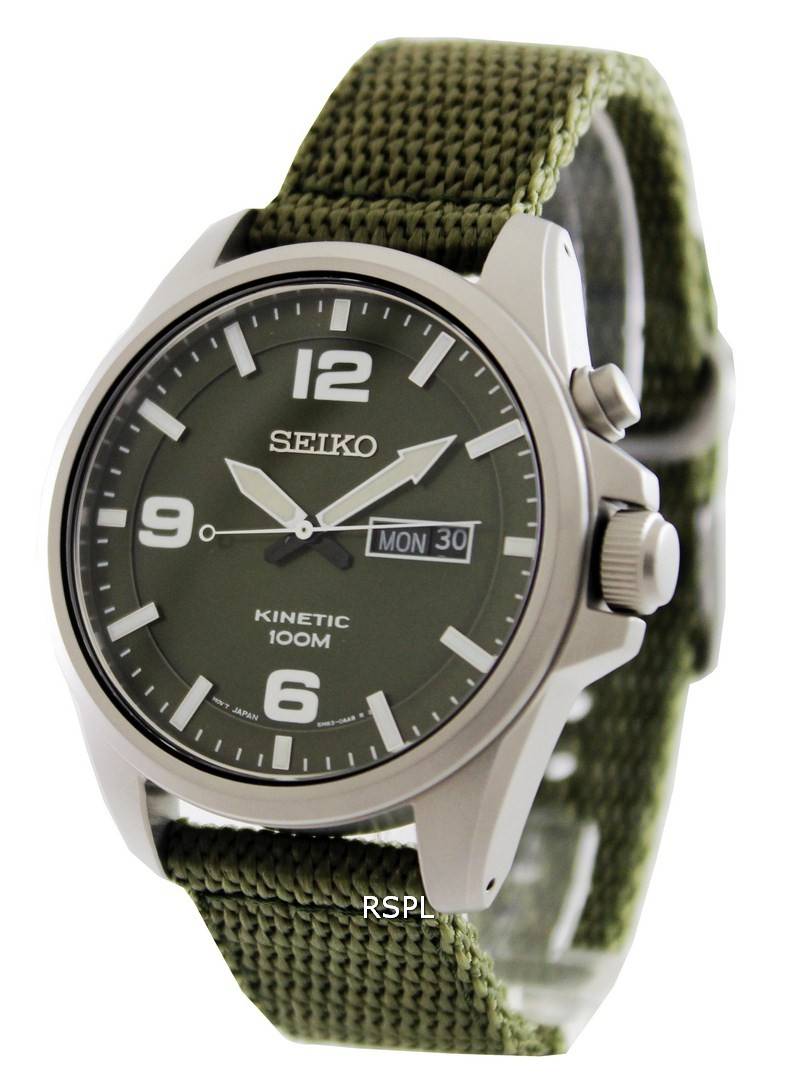 Montre Seiko Kinetic SMY141P1 SMY141P SMY141 hommes