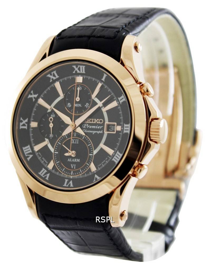 Seiko chronographe alarme Premier SNAF24P1 SNAF24P