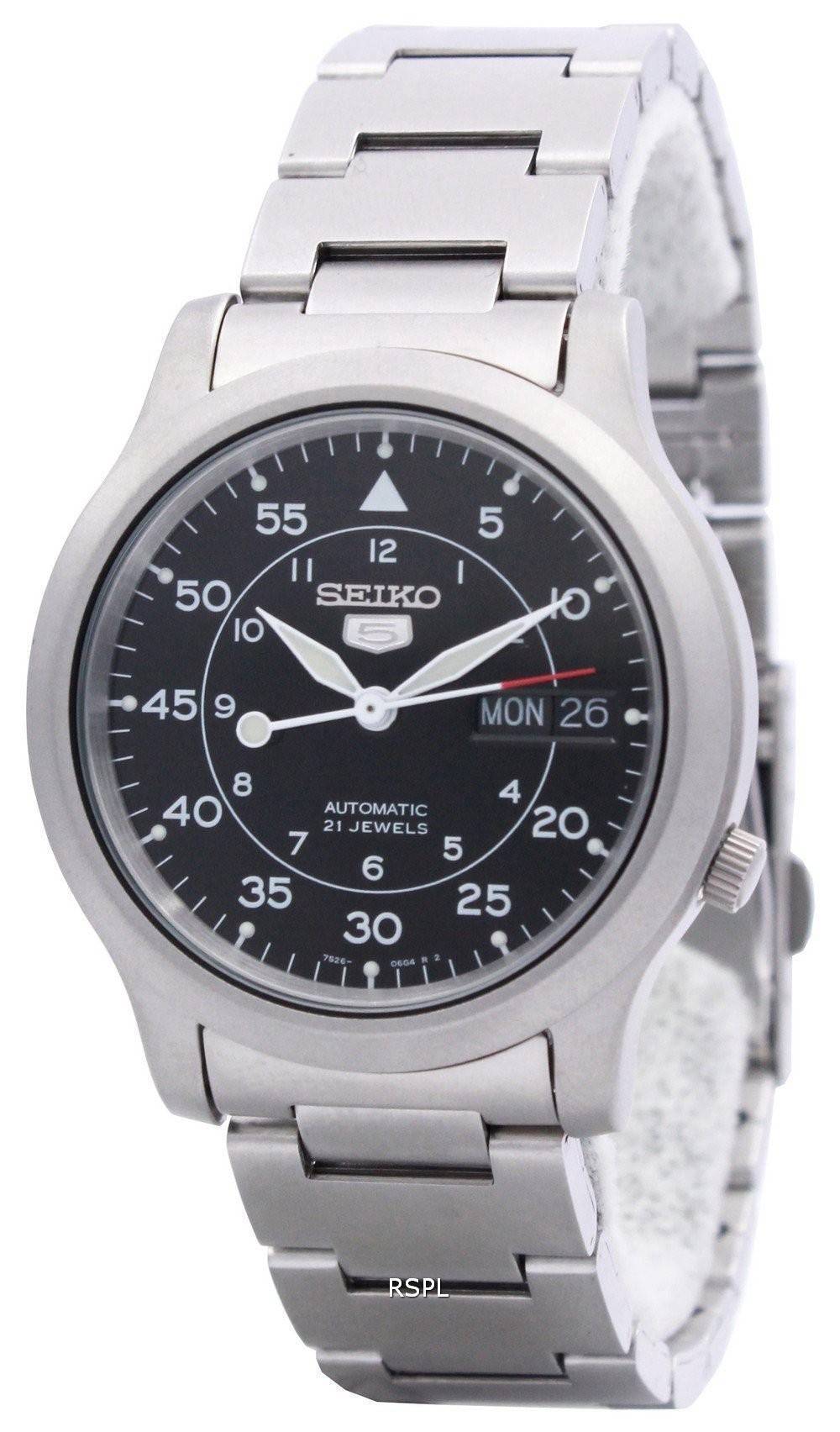 Montre Seiko 5 automatique SNK809K1 SNK809K SNK809 21 bijou hommes