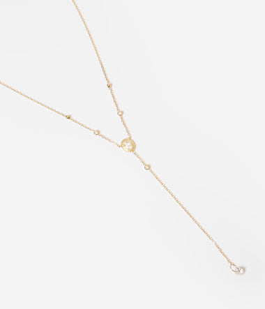 Kohi - Acier Doré - Collier - Zag Bijoux
