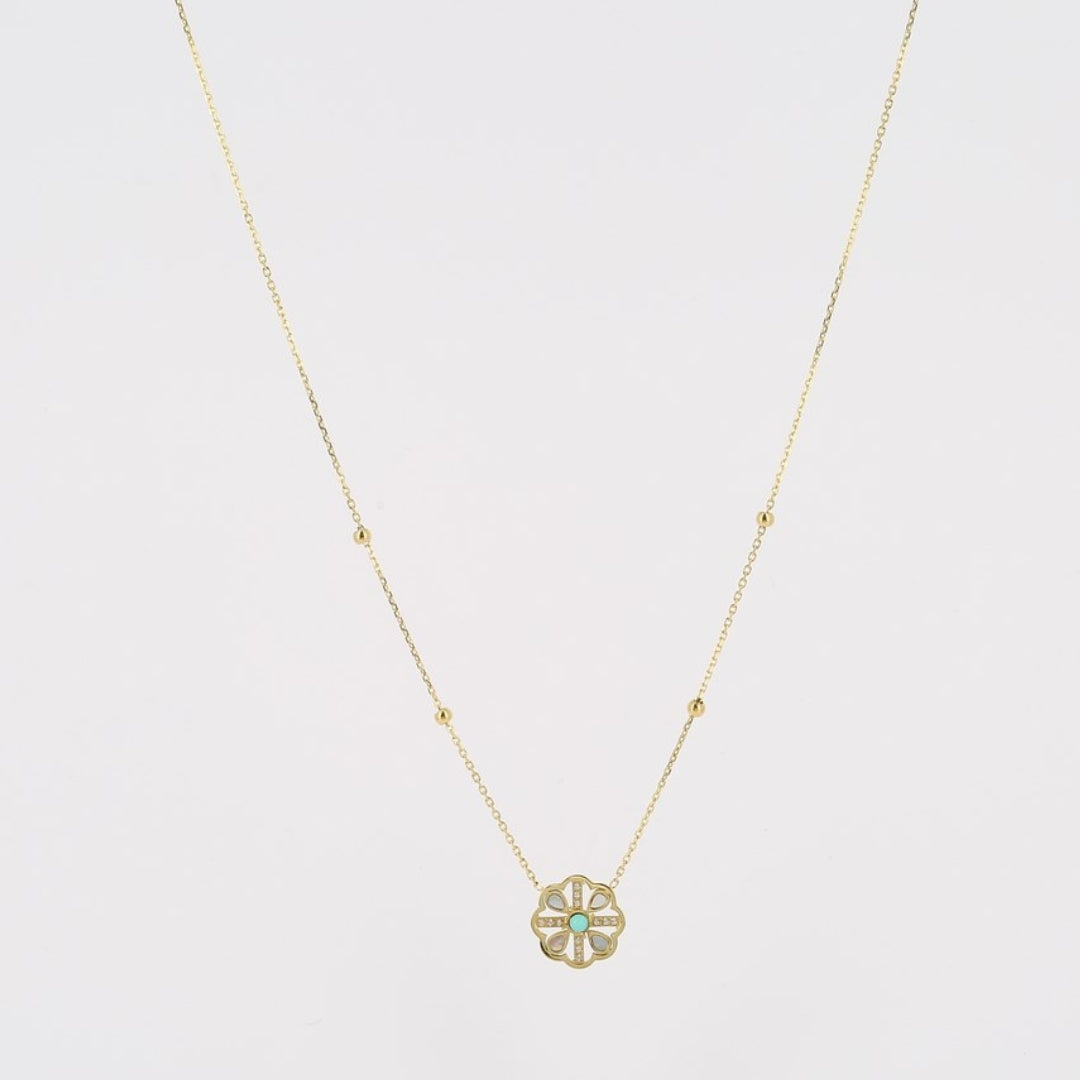 Cybelle - Acier Doré - Collier - Zag Bijoux