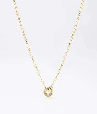 Inaya - Acier Doré - Collier - Zag Bijoux