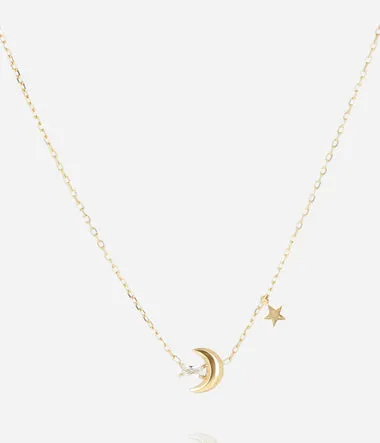 Anoth - Acier Doré - Collier - Zag Bijoux