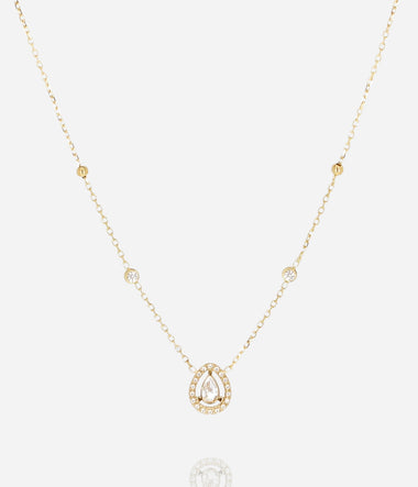 Dalna - Acier Doré - Collier - Zag Bijoux