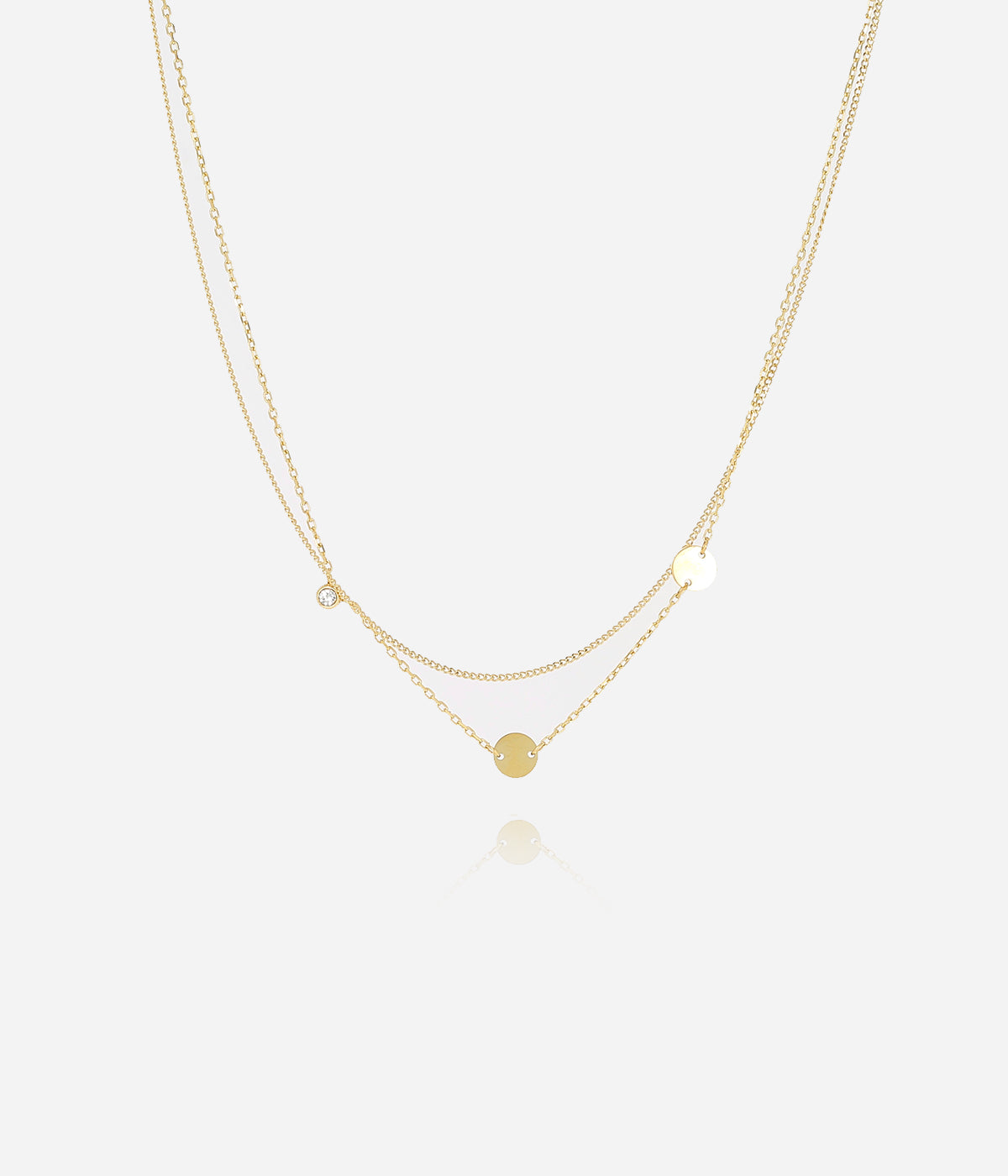 Leona - Acier - Collier Court - Zag Bijoux