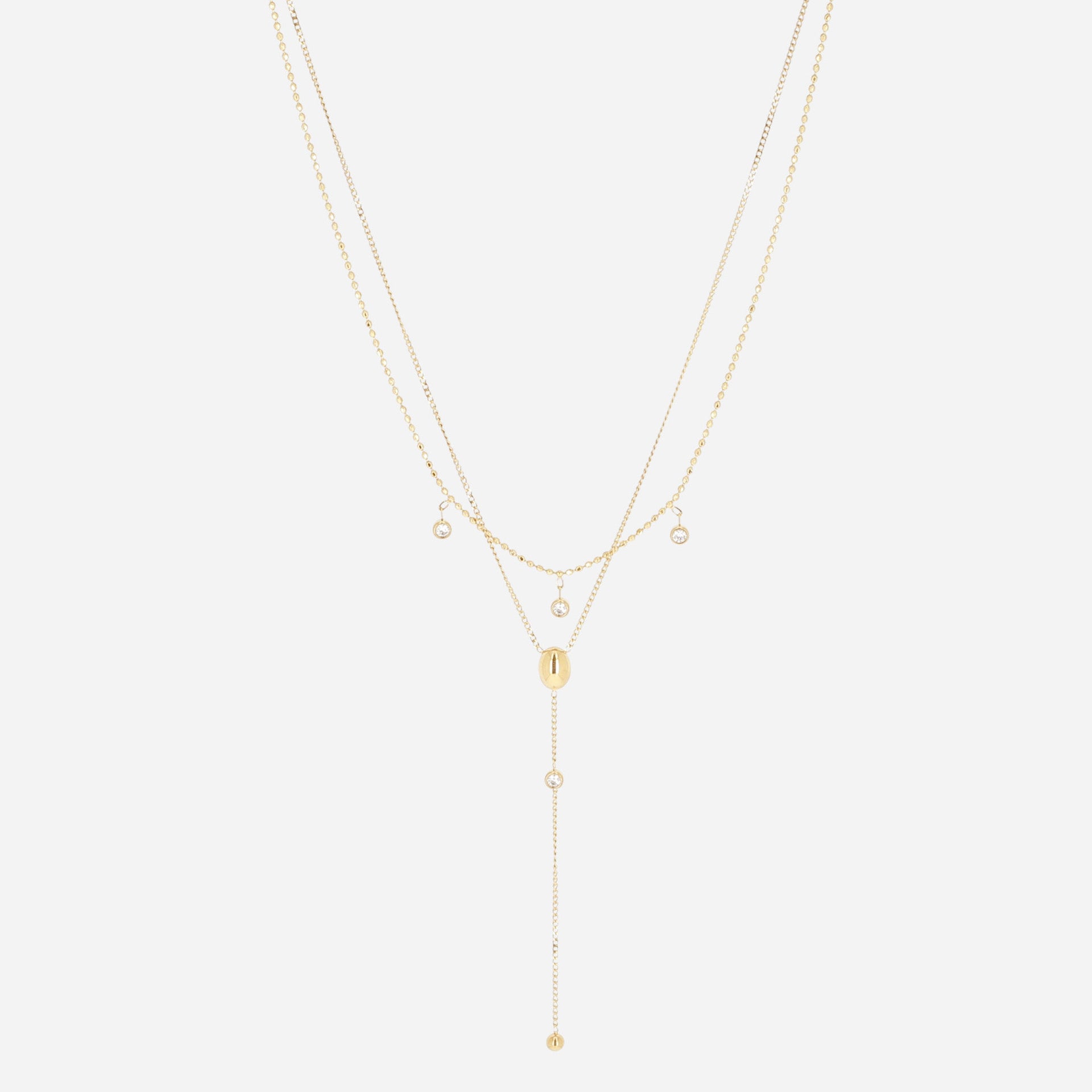 Dilbana - Acier Doré - Collier - Zag Bijoux