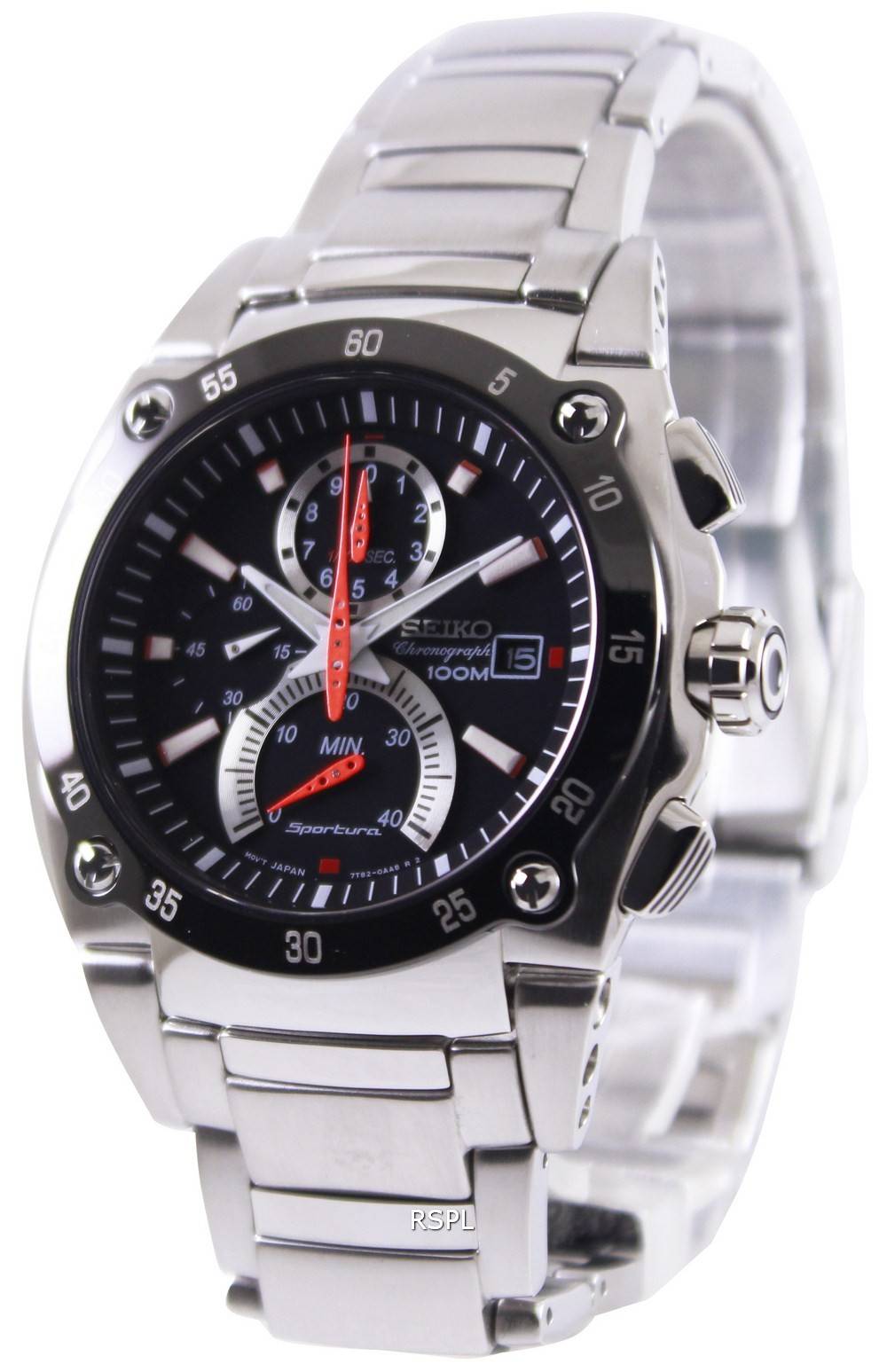 SEIKO Sportura Chronographe rétrograde SPC001P SPC001P1 SPC001