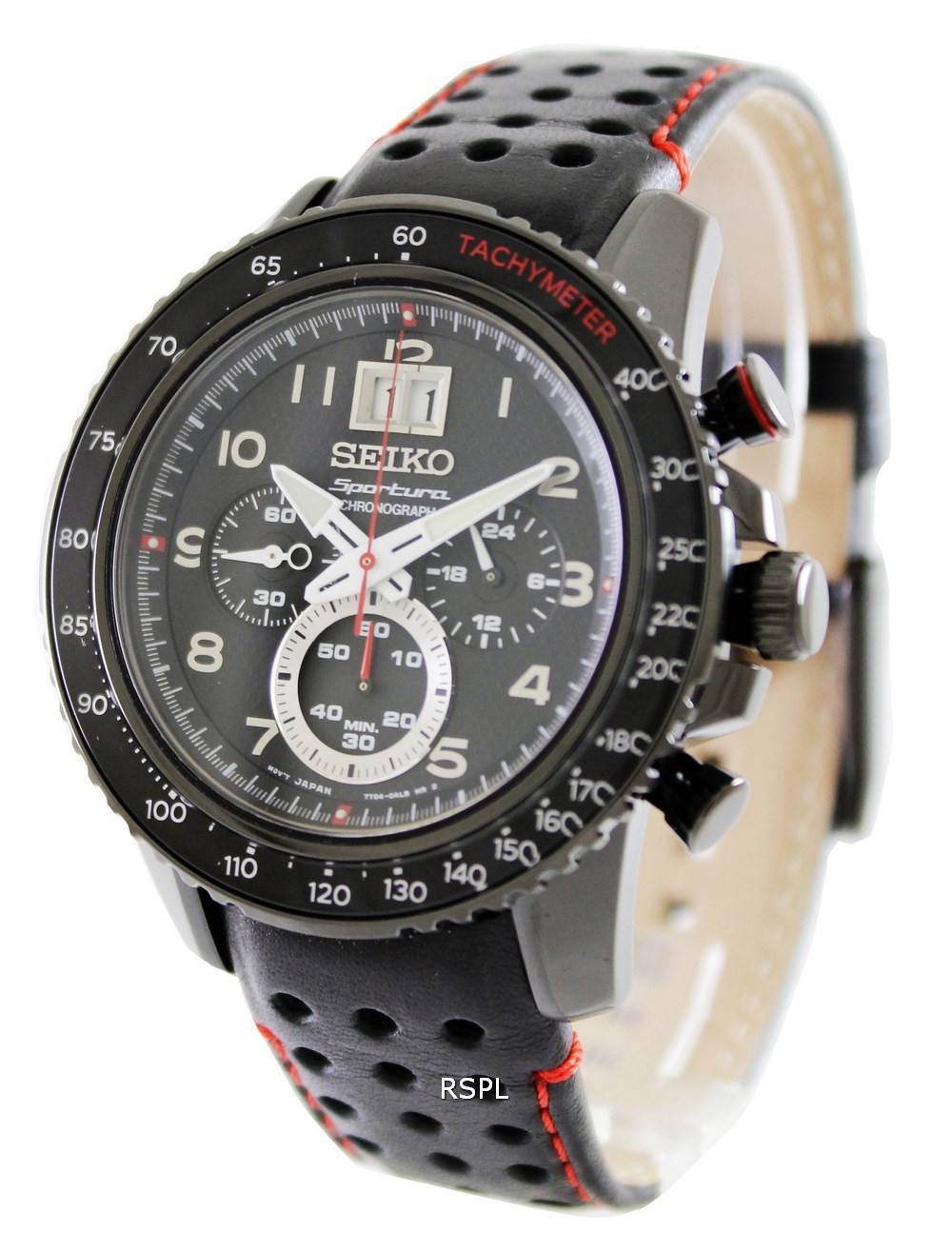 Seiko Montre chronographe Sportura SPC141 SPC141P1 SPC141P Hommes