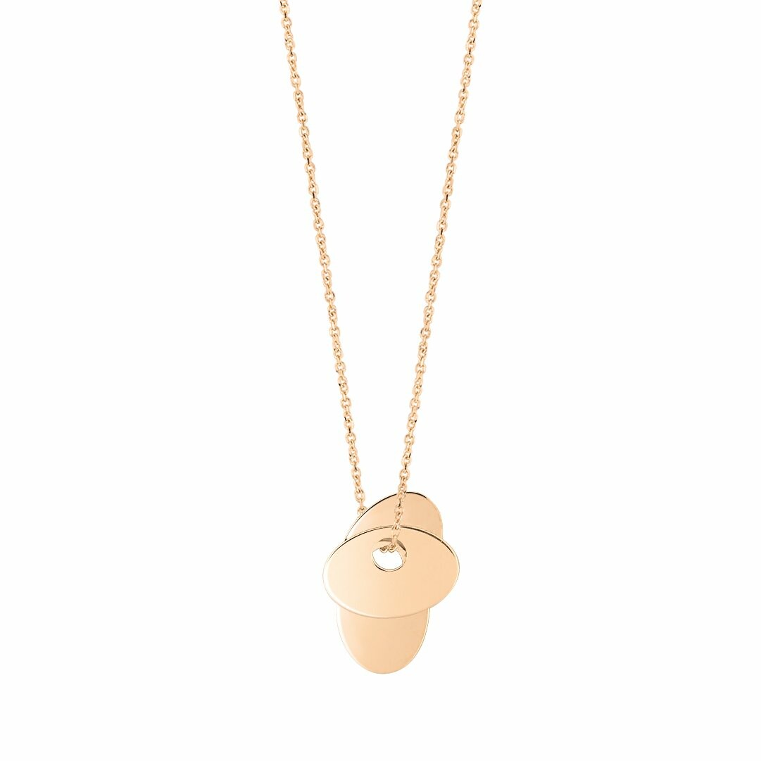 Achat Collier GINETTE NY ELLIPSES & SEQUINS en or rose