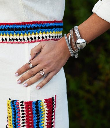 Triomphe - Acier - Bague - Zag Bijoux