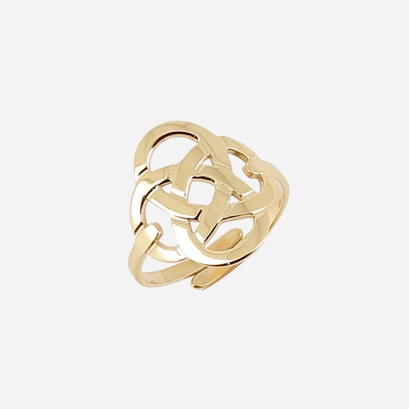 Infini - Acier Doré - Bague - Zag Bijoux