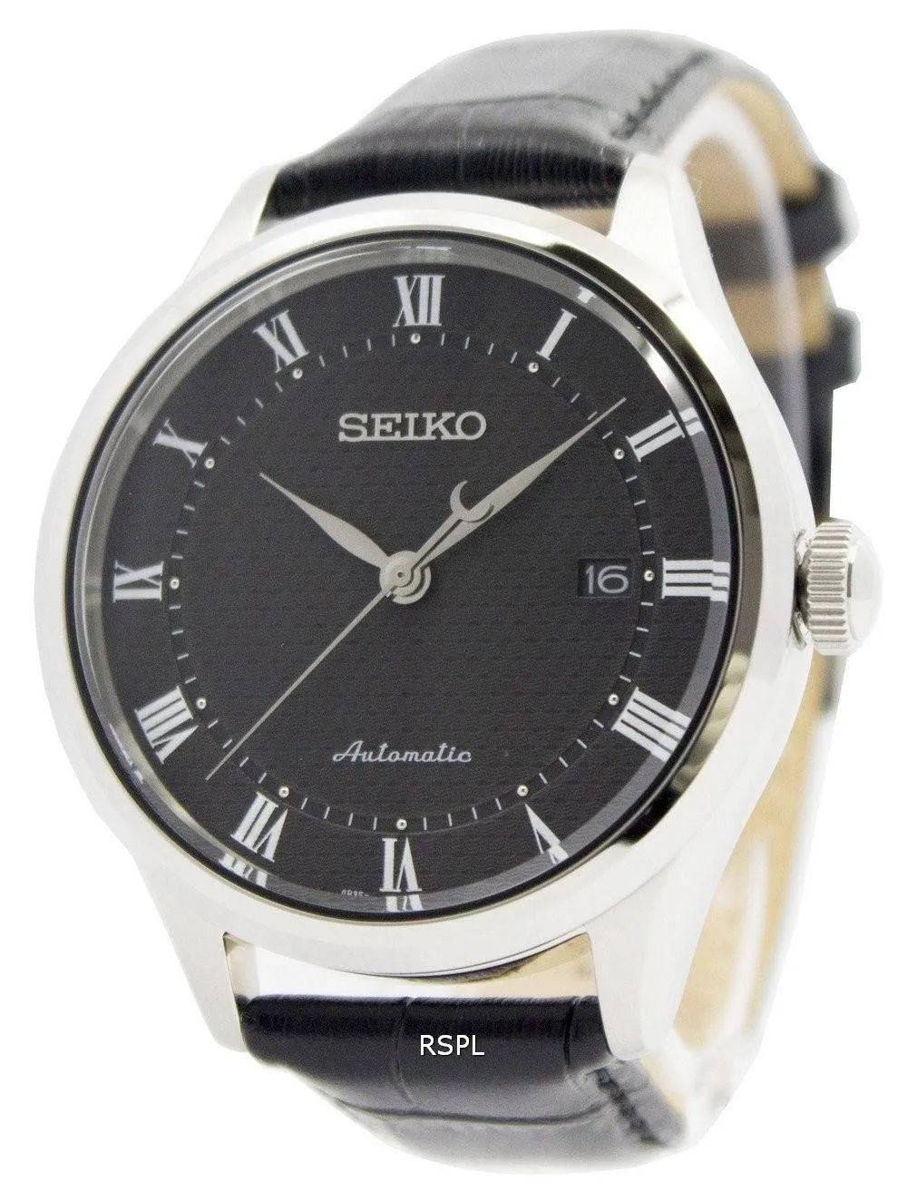 Montre Seiko automatique hommes cadran noir SRP769K2