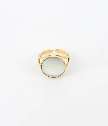 Akilah - Acier Doré - Bague - Zag Bijoux