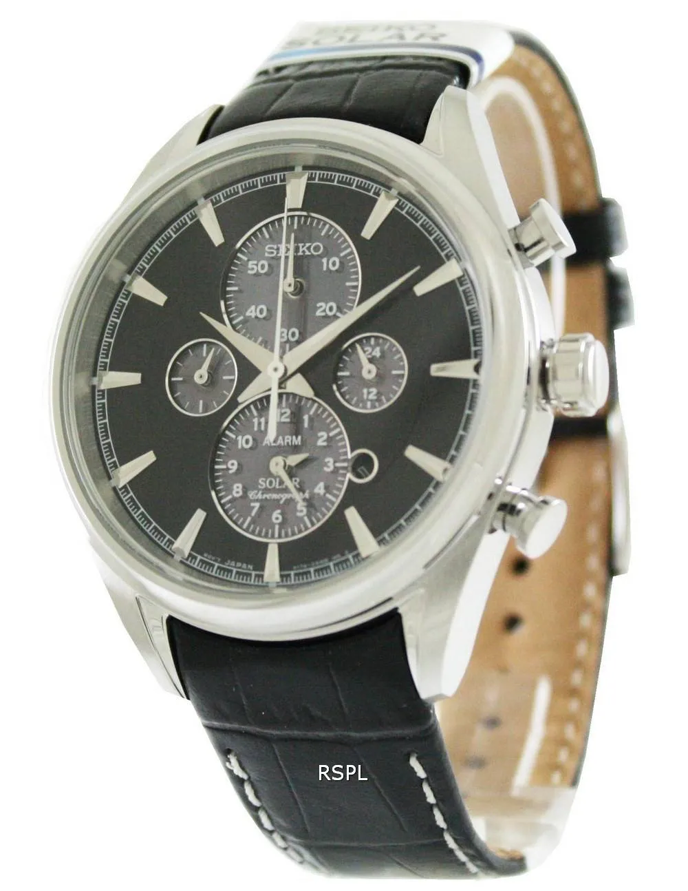 Seiko solaire alarme Montre chronographe SSC211P2 Hommes
