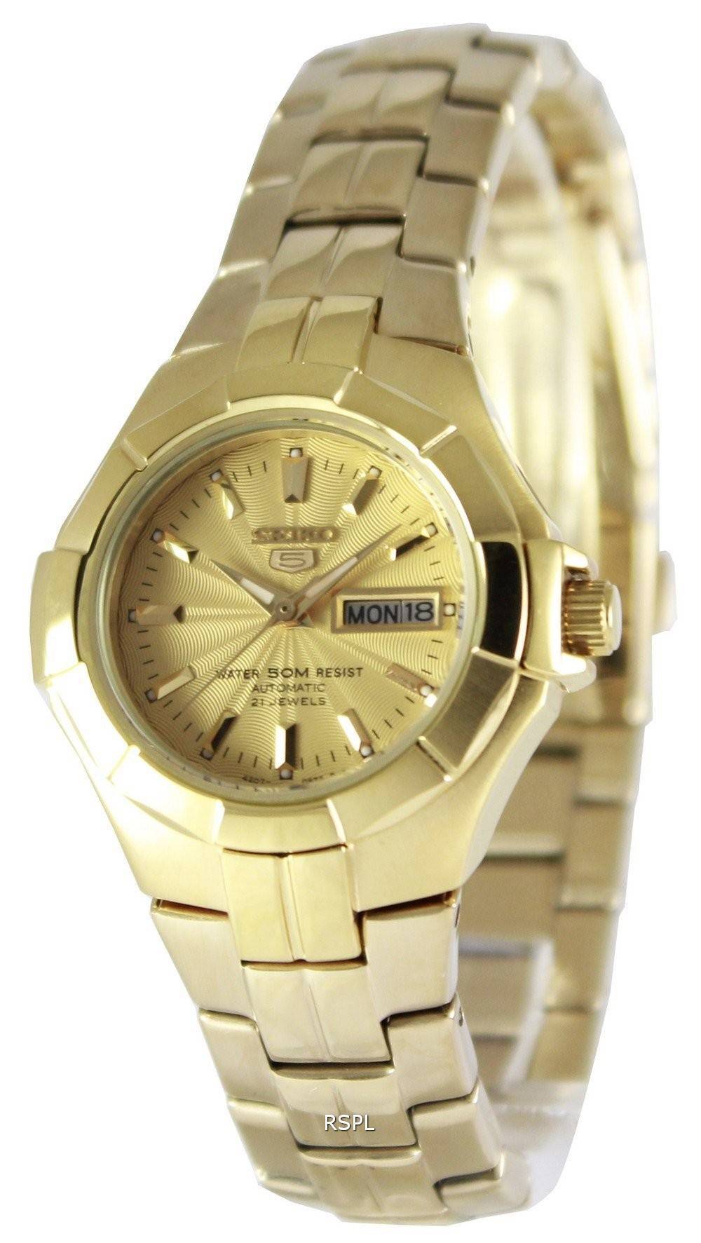 Montre Seiko 5 automatique 21 rubis SYMG88K1 SYMG88K féminin
