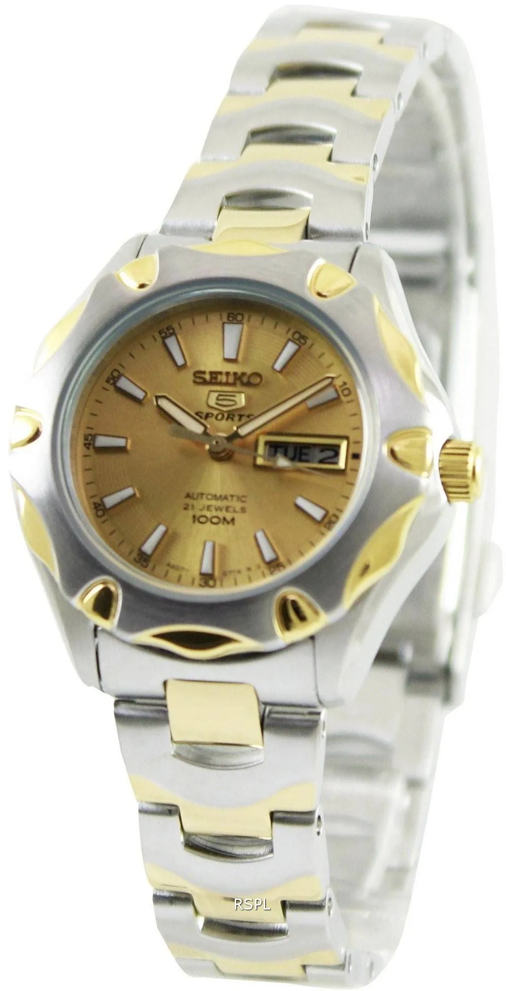 Montre Seiko 5 Sports automatique 21 rubis 100M SYMJ46K1 SYMJ46K féminin