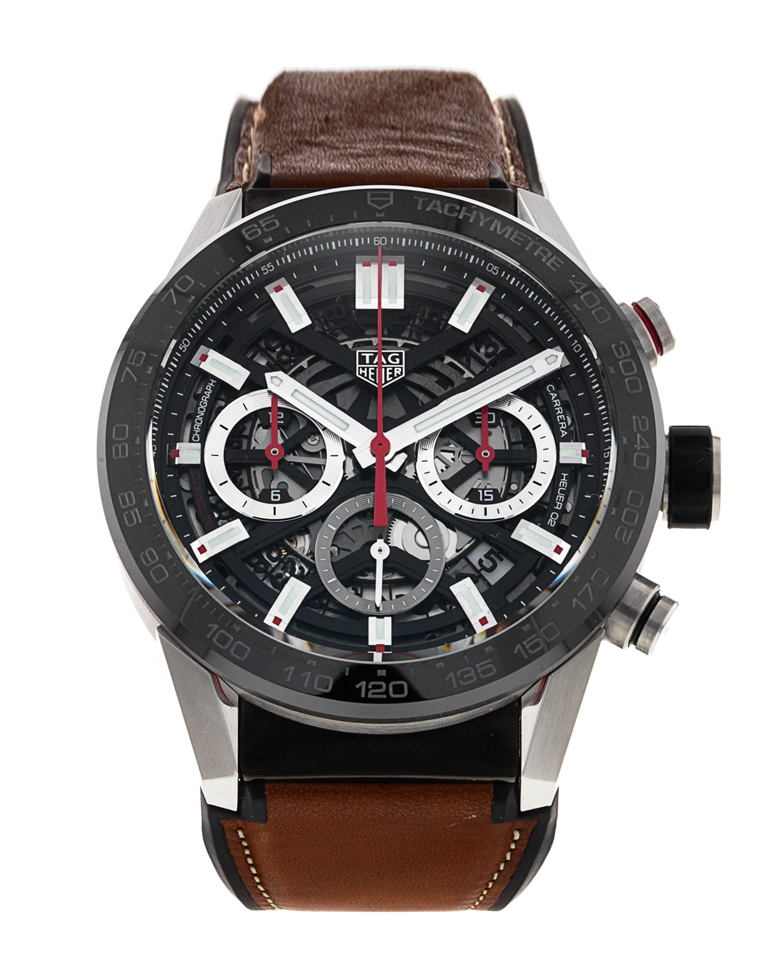 Tag Heuer Carrera - cadran Squelette et un bracelet e Cuir