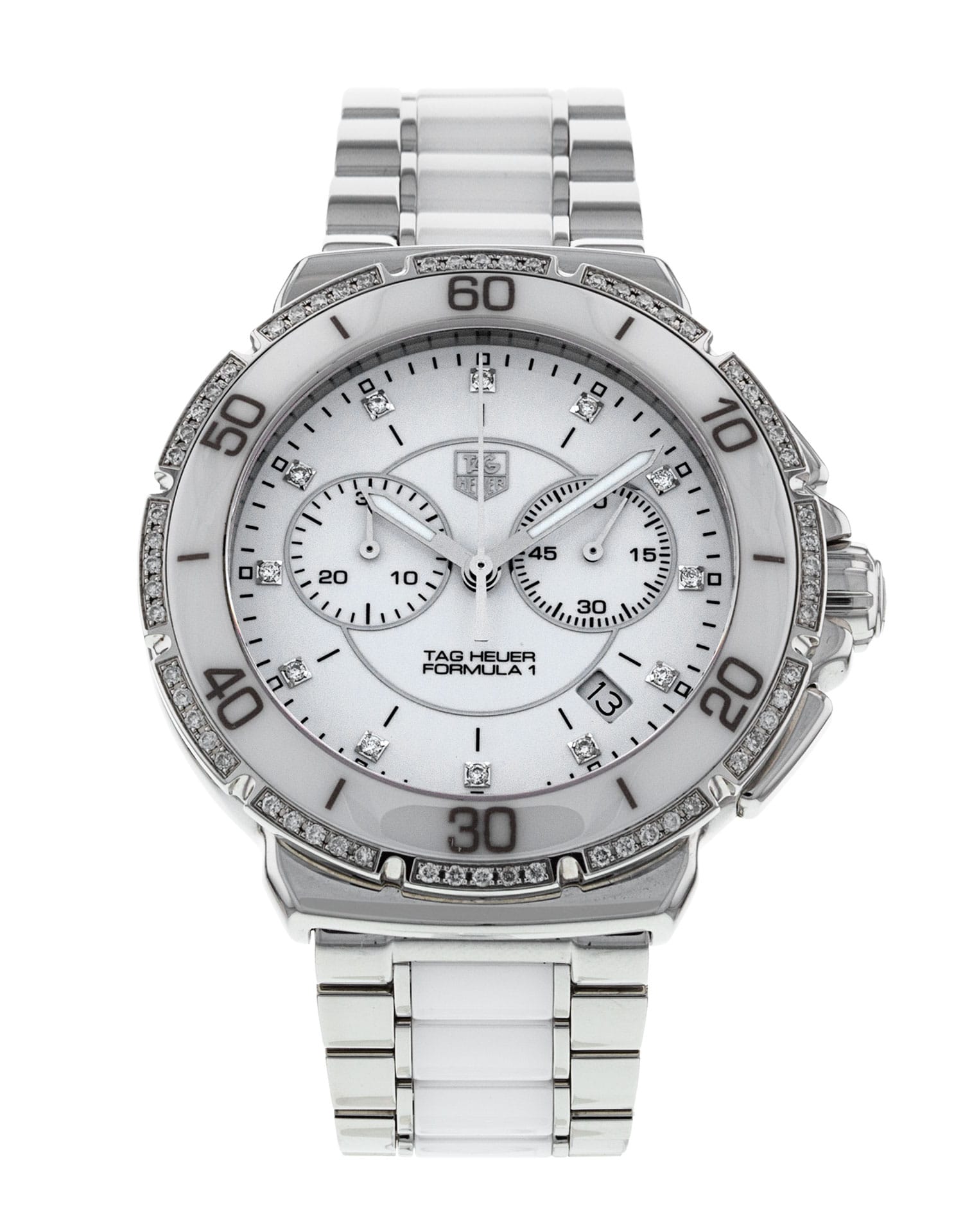 Tag Heuer Formula 1 Sparkling - cadran Blanc diamant