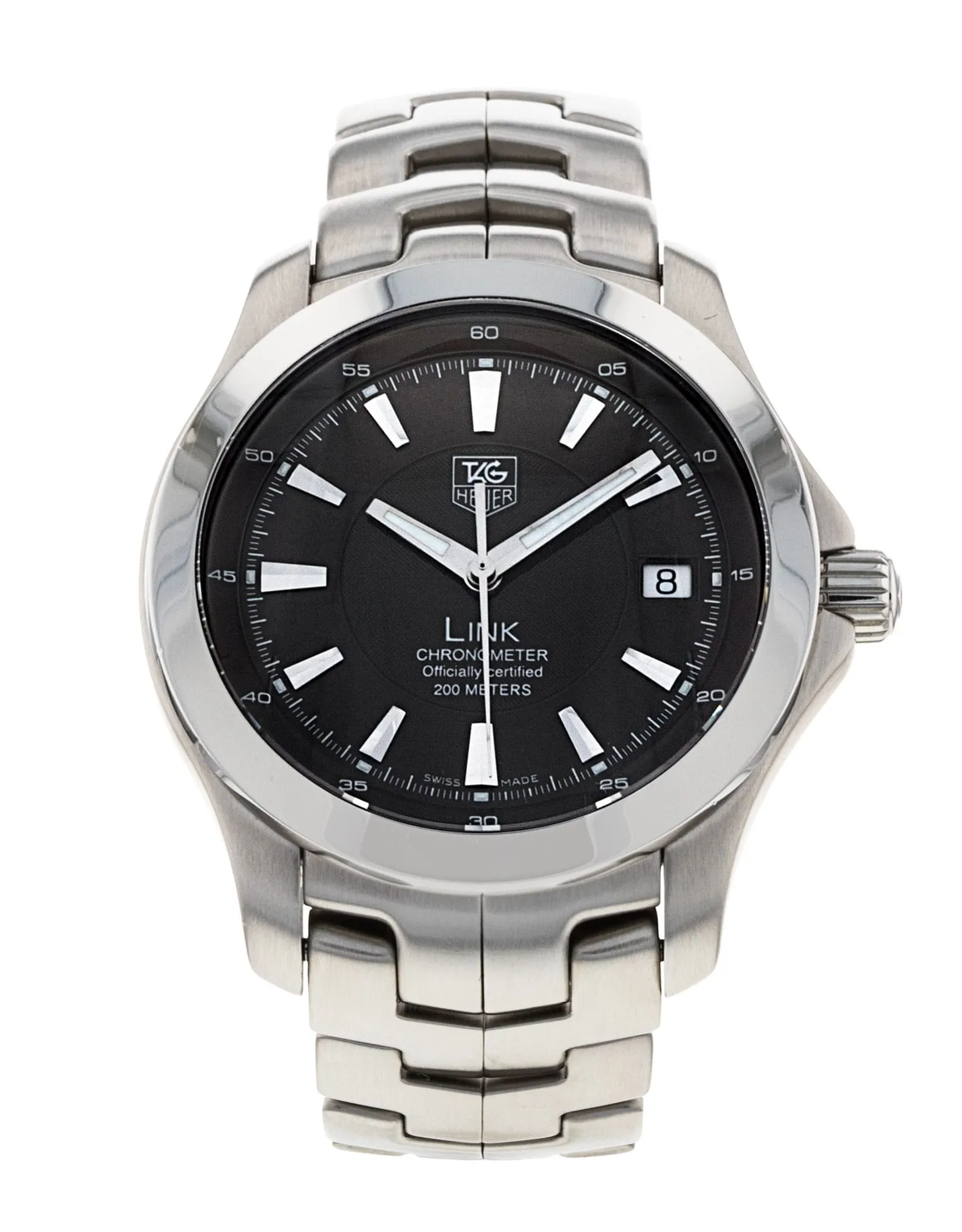 Tag Heuer Link - cadran Baton brune et un bracelet e Métal